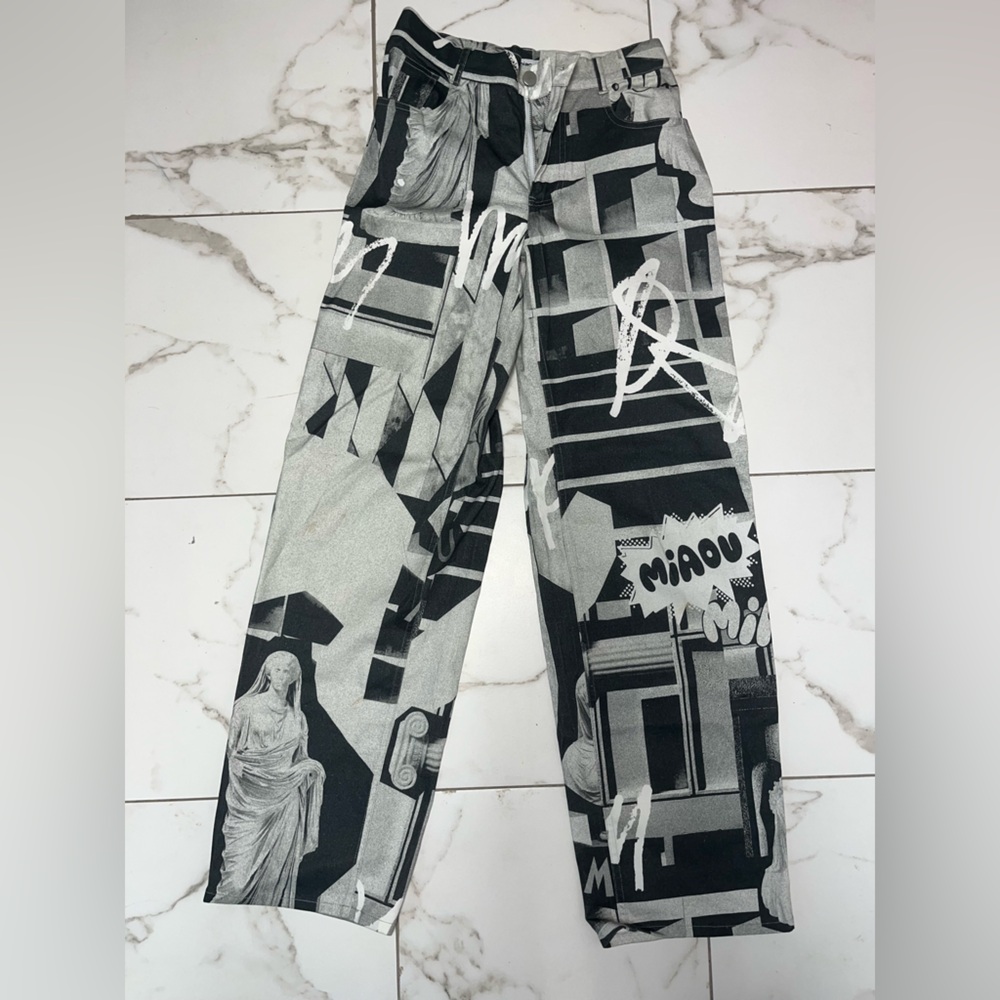 Miaou Fargo pants in stone grey